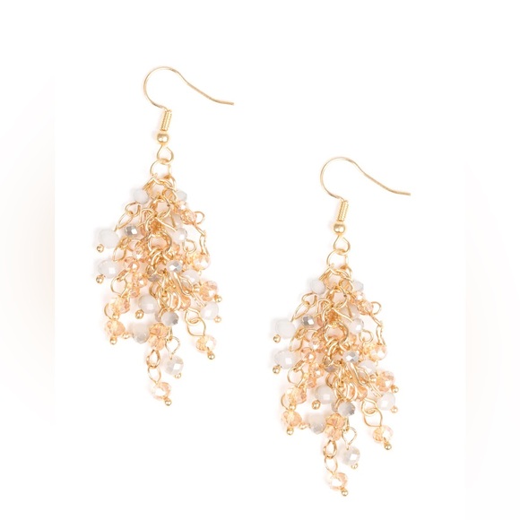 ❤️‍🔥5/$25❤️‍🔥 Taste Of Twillight Gold Multi Earrings - Picture 2 of 2